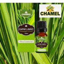 Óleo Essencial de Capim Limão 10ml    100% Puro Chamed    (Fabricante: Chamel)