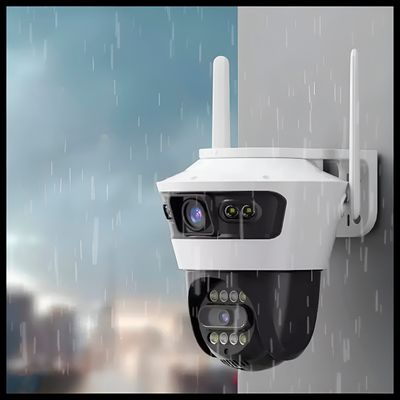 Câmera Vigilância Segurança Lente Dupla Zoom Monitoramento