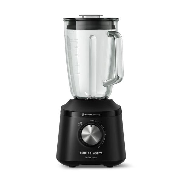 Liquidificador Philips Walita Série 3000 HR2272 700W 2L Jarra de Vidro 5 Velocidades Preto Preto / 220