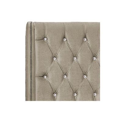 Cabeceira Queen Tóquio P04 160 Cm Suede Bege Tca 941