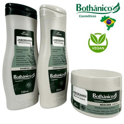 Kit Bothanico 3Und Shampoo Cond Mascara Jaborandi Alecim