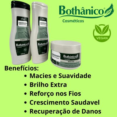 Kit Bothanico 3Und Shampoo Cond Mascara Jaborandi Alecim