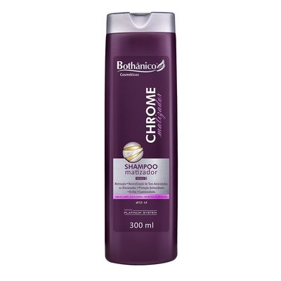 Kit Bothanico 2Und Shampoo Mascara Chrome Matizador Platinun