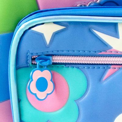 Mochila de Rodinha Infantil Stitch Azul U / Azul