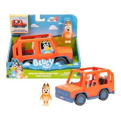 Carrinho 4x4 Bluey Viagem em Família