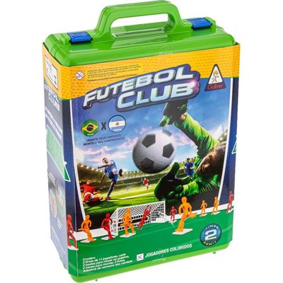 Jogo Futebol De Botão Maleta Club Seleção Brasil X Argentina - Gulliver 1962