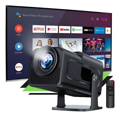 Projetor Hy320 Smart Tv Mini 390ansi Melhor Projetor