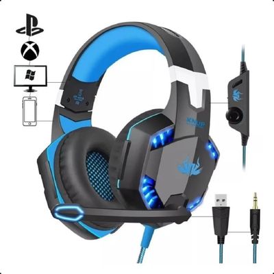 Headset Over-Ear Knup com Redução de Ruído Gamer