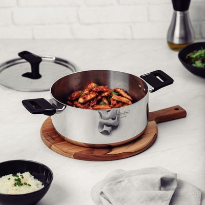 Jogo de Panelas Grano Aço Inox e Baquelite de Indução 4 Peças - Tramontina 65160/000