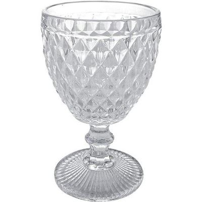 Jogo de Taças Clear Verre 6 Peças + Jarra Bico de Abacaxi 1l