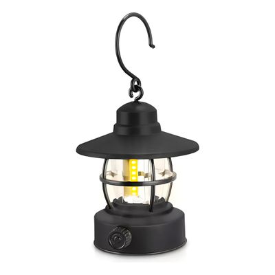 Luminária Formato Lampião LED Recarregável Resistente