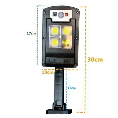 Refletor Painel Solar Luminária Externa Sensor Presença – Iluminação Externa Sustentável e Sem Fios