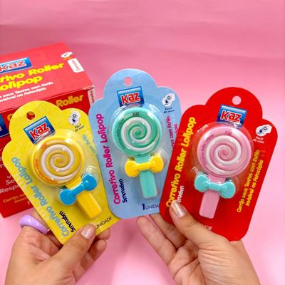 CORRETIVO ROLLER LOLIPOP - 5MMX6M - AMARELO - KZ827AZ - KAZ