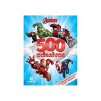 Livro Infantil Culturama Colorindo Vingadores com 500 Adesivos