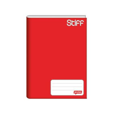Caderno Jandaia Brochura Capa Dura 1/4 Vermelho96 Folhas UNICA
