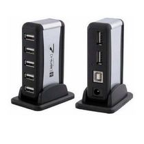 Hub USB 2.0 Com 7 Portas em Torre com Fonte De Alimentação Bivolt