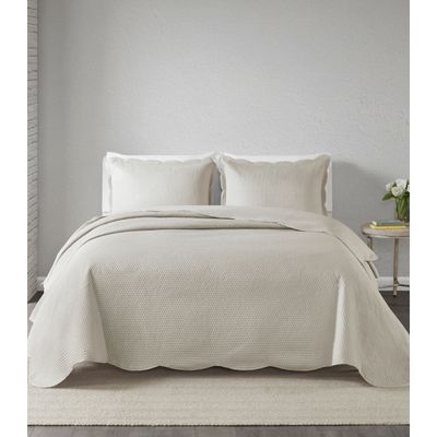 Jogo De Colcha Milao Casal Corttex Bege UN / Bege