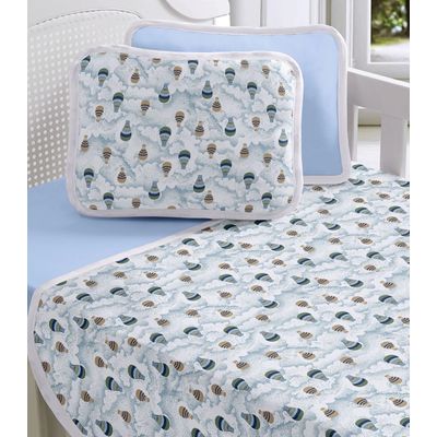 Fronha Avulsa Baby Estampada Vivaldi Azul UN / Azul