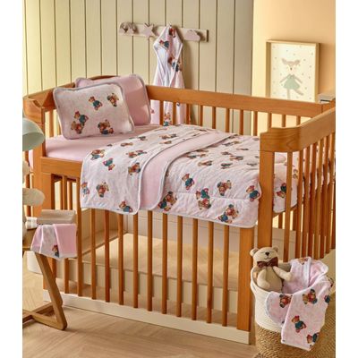 Fronha Avulsa Baby Estampada Vivaldi Rosa UN / Rosa