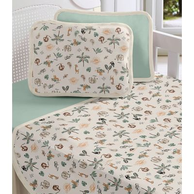 Fronha Avulsa Baby Estampada Vivaldi Verde UN / Verde