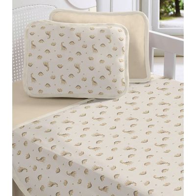 Fronha Avulsa Baby Estampada Vivaldi Bege UN / Bege