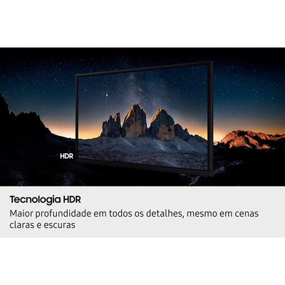 Smart TV 32 Polegadas Samsung H5000F 2025 HD Tizen Som em Movimento Preto / Bivolt