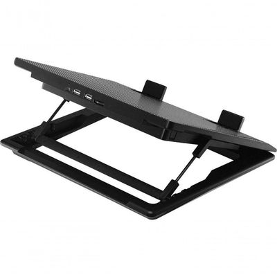 Base Para Notebook 15,6 " Ergostand Lite Preta - 1 Fan 160mm - R9-nbs-eslk-gp