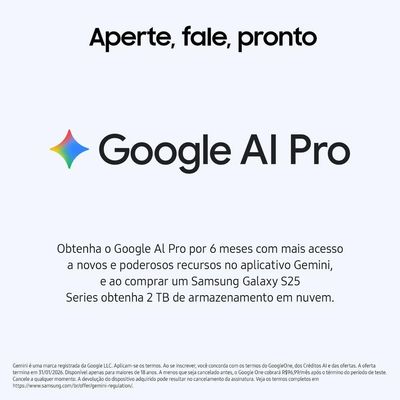 Smartphone Samsung Galaxy S25 FE 5G Tela 6,7” AMOLED 256GB 8GB RAM Câmera 50MP JetBlack