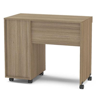 Mesa P/ Computador Notebook 3 Gavetas 90Cm Osaka Castanho
