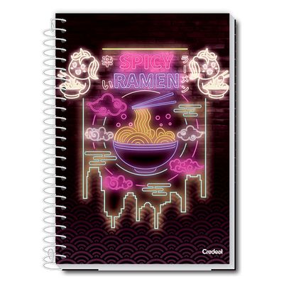 Caderno Universitário Feminino My Collection 224F/16 Matérias Credeal UNICA