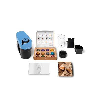 Máquina de Café Nespresso Vertuo Pop com Kit Boas-Vindas – Azul Pacífico Azul / 220