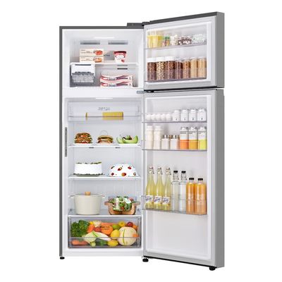 Geladeira LG Frost Free GN-B452PFF Duplex com Tecnologia Smart Inverter, Linear Cooling e DoorCooling Inox Look - 461 litros Inox / 110