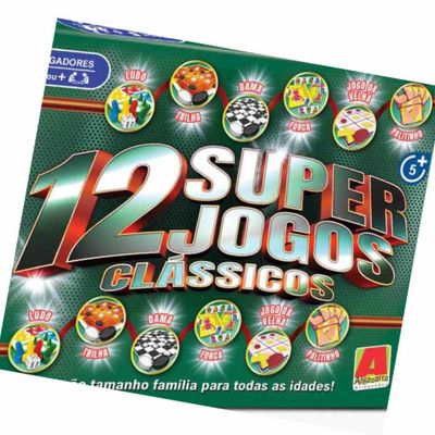 Jogo 12 Super Jogos Clássicos - 12 Jogos - Algazarra