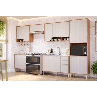 Cozinha Completa MGM 6 Peças Celeste C6P135 Cinamomo/Off