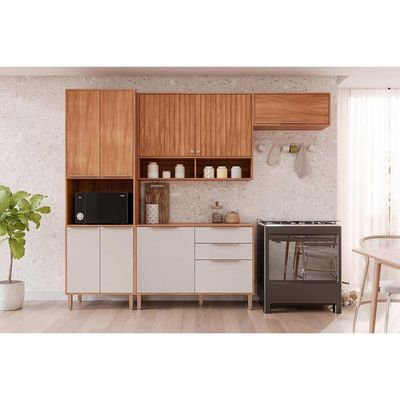 Cozinha Completa MGM 4 Peças Divina C4P260 Cinamomo/Off