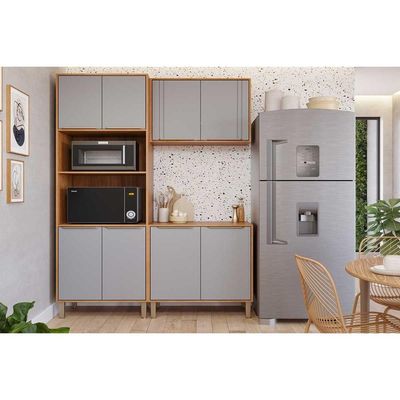 Cozinha Completa MGM 3 Peças Áurea C3P59 Cinamomo/Platina