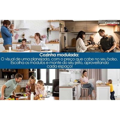 Cozinha Completa MGM 5 Peças Áurea C5P165 Cinamomo/Off