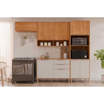 Cozinha Completa MGM 4 Peças Divina C4P263 Cinamomo/Off