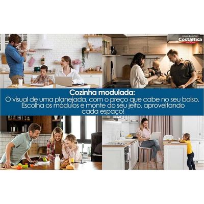 Cozinha Completa MGM 4 Peças Divina C4P263 Cinamomo/Off