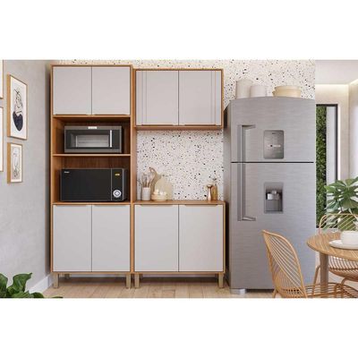 Cozinha Completa MGM 3 Peças Áurea C3P56 Cinamomo/Off