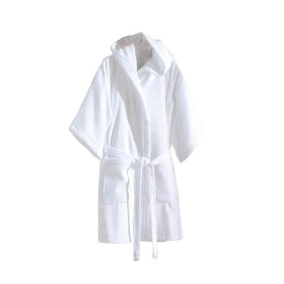 Roupão Infantil com Capuz Velour GG Dohler Branco
