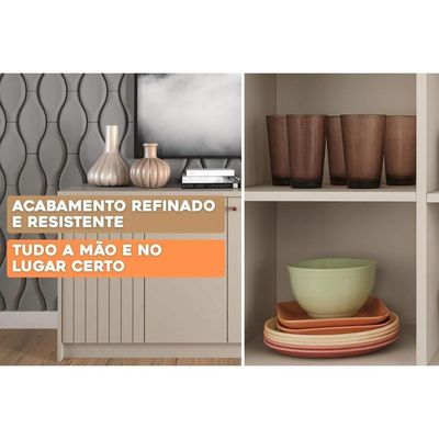Buffet de Sala Jantar Lia c/ 4 Portas Cinamomo - Cimol
