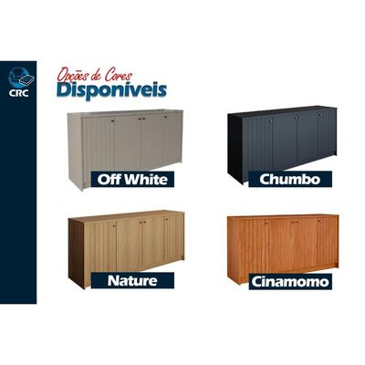 Buffet de Sala Jantar Lia c/ 4 Portas Cinamomo - Cimol