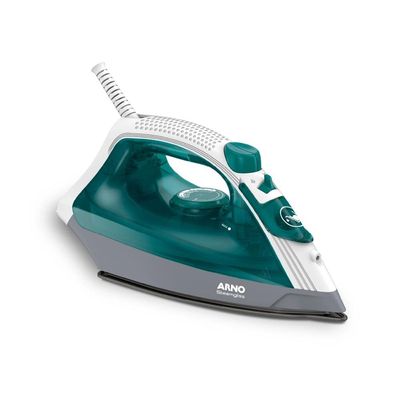 Ferro de Passar a Vapor Arno Steamgliss FSGP com Spray e Base Antiaderente - Verde/Branco branco/verde / 110