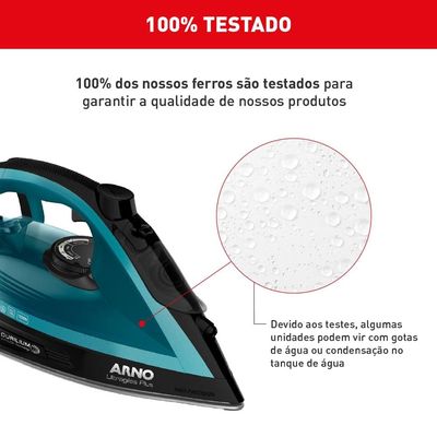 Ferro de Passar a Vapor Arno Ultragliss Plus com Spray e Base Durilium Airglide – Azul azul / 220