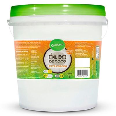 Kit 5 óleo De Coco Extra Virgem Qualicoco 1 Litro