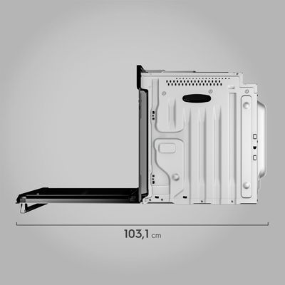 Forno de Embutir Elétrico Electrolux 80L Expert Pro Series com VaporCrisp e Wi-fi (OE9XB) 220V