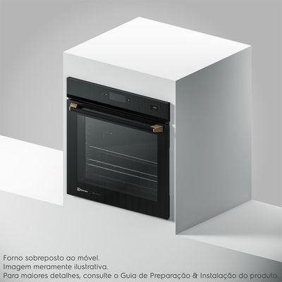 Forno de Embutir Elétrico Electrolux 80L Expert Pro Series com VaporCrisp e Wi-fi (OE9XB) 220V