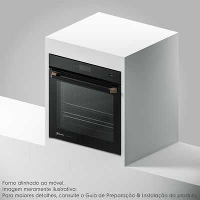 Forno de Embutir Elétrico Electrolux 80L Expert Pro Series com VaporCrisp e Wi-fi (OE9XB) 220V