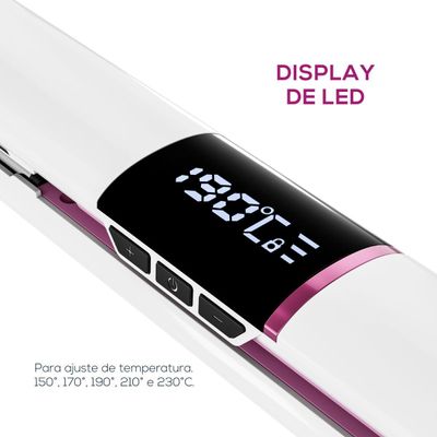 Prancha de Cabelo Britânia Íon Tourmaline Bivolt BPRE01A Bivolt